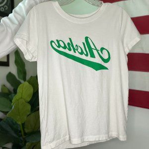 J. Crew Aloha Green T-Shirt